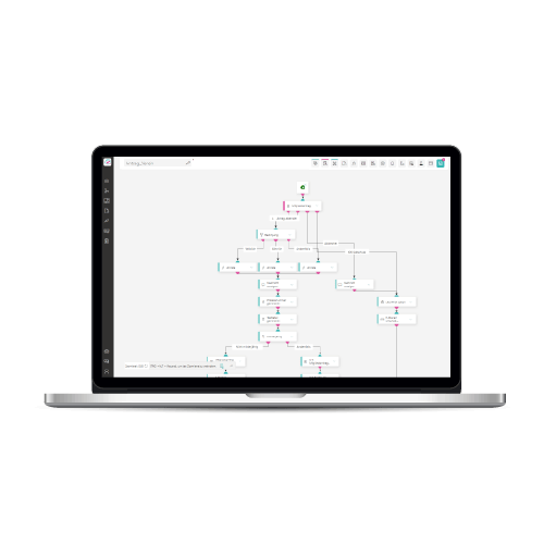 Formulare digitalisieren mit linqi – Geschäftsprozess auf Laptop